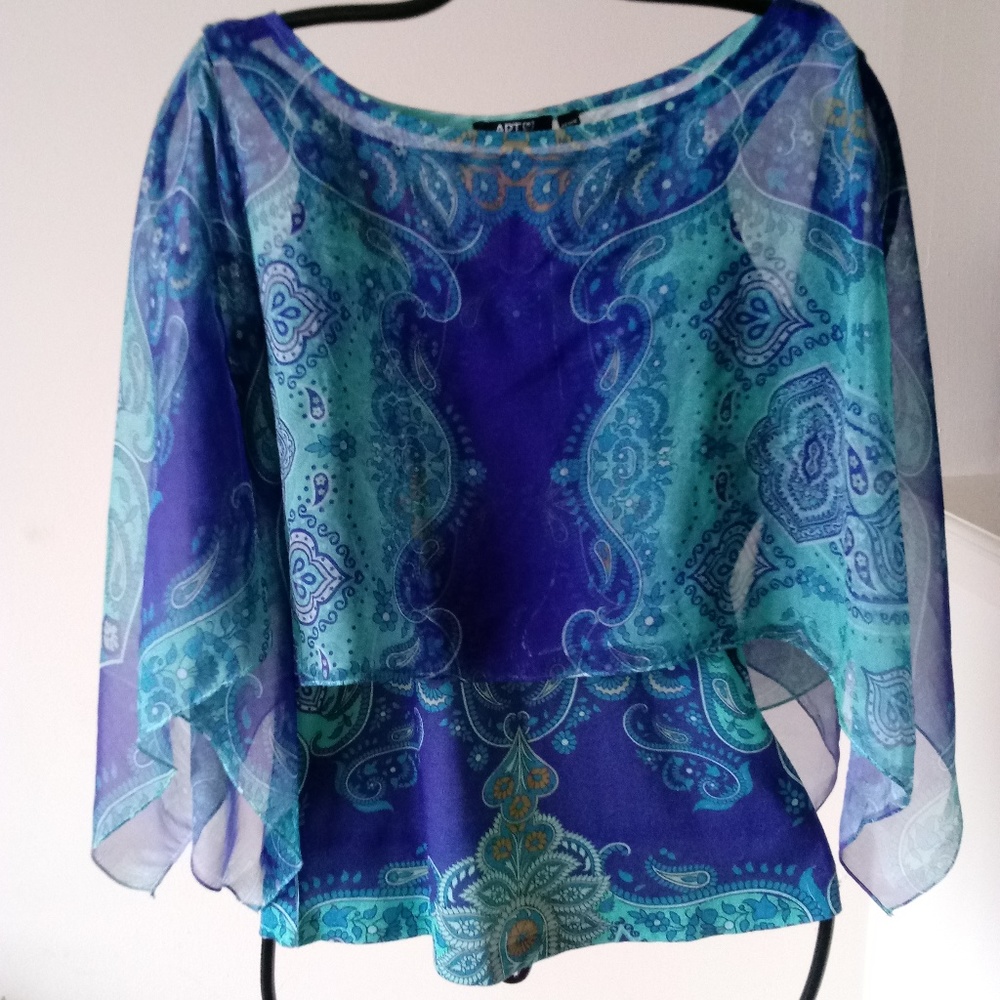 Apt 9 Print Blouse Size PS